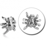 SURGICAL STEEL PUSH FIT ATTACHMENT FOR BIOFLEX INTERNAL LABRET - SPIDER PIERCING