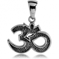 SURGICAL STEEL PENDANT - AUM