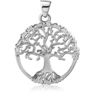 SURGICAL STEEL PENDANT - TREE OF LIFE