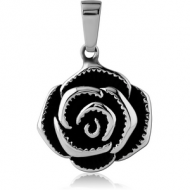 SURGICAL STEEL PENDANT - ROSE