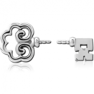 SURGICAL STEEL PUSH FIT ATTACHMENT FOR BIOFLEX INTERNAL NIPPLE SHIELD - KEY PIERCING