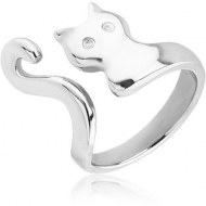 SURGICAL STEEL RING - CAT