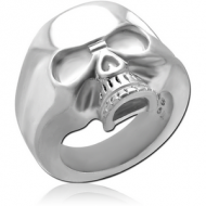 SURGICAL STEEL RING - SKULL