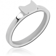 SURGICAL STEEL RING - CAT