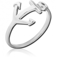 SURGICAL STEEL RING - ANCHOR