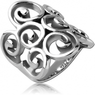 SURGICAL STEEL RING - FILIGREE