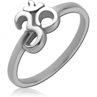 SURGICAL STEEL RING - OM