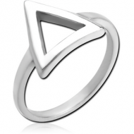 SURGICAL STEEL RING - TRIANGLE