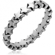 SURGICAL STEEL RING - STAR