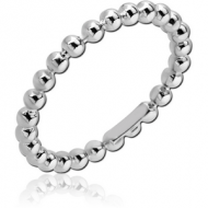 SURGICAL STEEL RING - DOTS