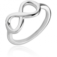 SURGICAL STEEL RING - INFINITY PLAIN