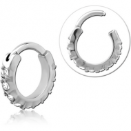 SURGICAL STEEL JEWELLED MULTI PURPOSE CLICKER PIERCING