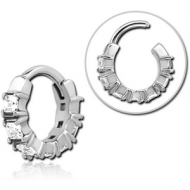 SURGICAL STEEL PRONG SET CRYSTAL JEWELLED MULTI PURPOSE CLICKER