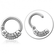 SURGICAL STEEL HINGED SEGMENT CLICKER PIERCING