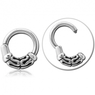 SURGICAL STEEL HINGED SEGMENT CLICKER PIERCING