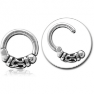 SURGICAL STEEL HINGED SEGMENT CLICKER PIERCING