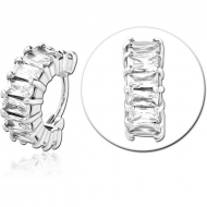 SURGICAL STEEL JEWELLED MULTI PURPOSE CLICKER PIERCING