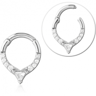 SURGICAL STEEL JEWELLED MULTI PURPOSE CLICKER PIERCING