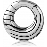 SURGICAL STEEL HINGED SEGMENT CLICKER PIERCING