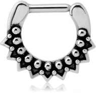 SURGICAL STEEL SEPTUM CLICKER PIERCING