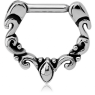 SURGICAL STEEL SEPTUM CLICKER PIERCING