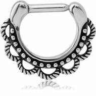 SURGICAL STEEL SEPTUM CLICKER PIERCING