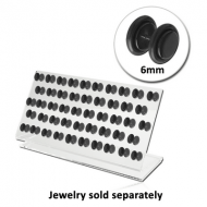BOX OF 48 UV ACRYLIC FAKE PLUG PIERCING