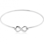STERLING SILVER 925 BANGLE - INFINITY