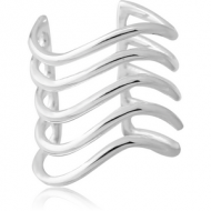 STERLING SILVER 925 EAR CUFF - FIVE LINES