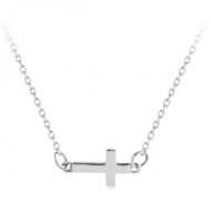 STERLING SILVER 925 NECKLACE WITH PENDANT - CROSS