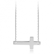 STERLING SILVER 925 NECKLACE WITH PENDANT - CROSS
