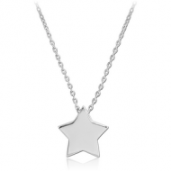 STERLING SILVER 925 NECKLACE WITH PENDANT - STAR