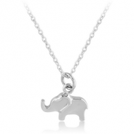 STERLING SILVER 925 NECKLACE WITH PENDANT - ELEPHANT