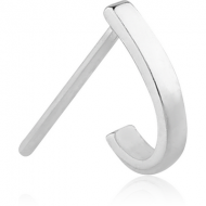 STERLING SILVER 925 STRAIGHT WRAP AROUND NOSE STUD PIERCING