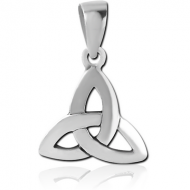 STERLING SILVER 925 PENDANT - FANCY TRIANGLE