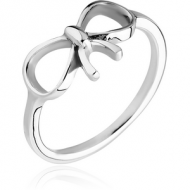 STERLING SILVER 925 RING - BOW TIE