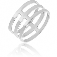 STERLING SILVER 925 RING - THREE CIRCLES