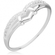 STERLING SILVER 925 JEWELLED RING