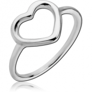 STERLING SILVER 925 RING - HEART