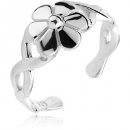 STERLING SILVER 925 TOE RING - FLOWER