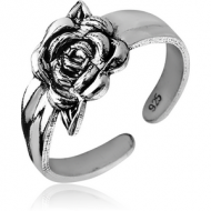 STERLING SILVER 925 TOE RING - ROSE