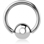 SURGICAL STEEL SLAVE SPINNER BALL WITH BALL CLOSURE RING PIERCING
