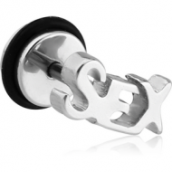 STAINLESS STEEL FAKE PLUG-SEX PIERCING