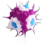 SILICONE SPIKEY BALL