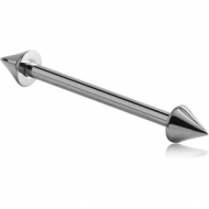 TITANIUM BARBELL WITH CONE PIERCING