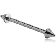 TITANIUM BARBELL WITH CONE