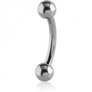 TITANIUM CURVED BARBELL PIERCING