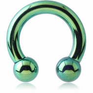 ANODISED TITANIUM CIRCULAR BARBELL PIERCING