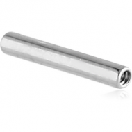 TITANIUM INTERNALLY THREADED MICRO BARBELL PIN PIERCING