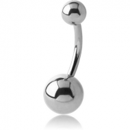 TITANIUM INTERNALLY THREADED NAVEL BANANA PIERCING